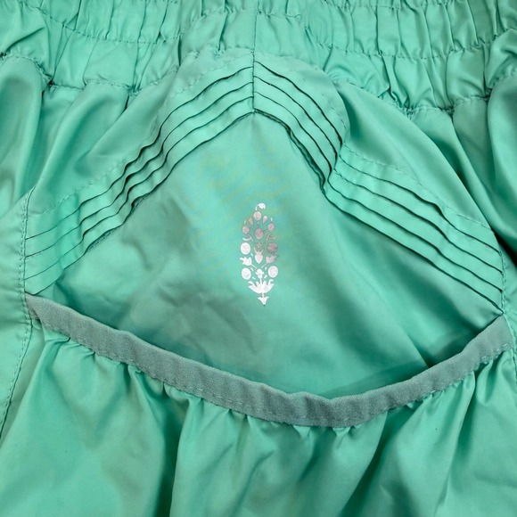 Free People FP Movement Get Your Run On Shorts Women S Mint Green Flowy Boho - Picture 6 of 6